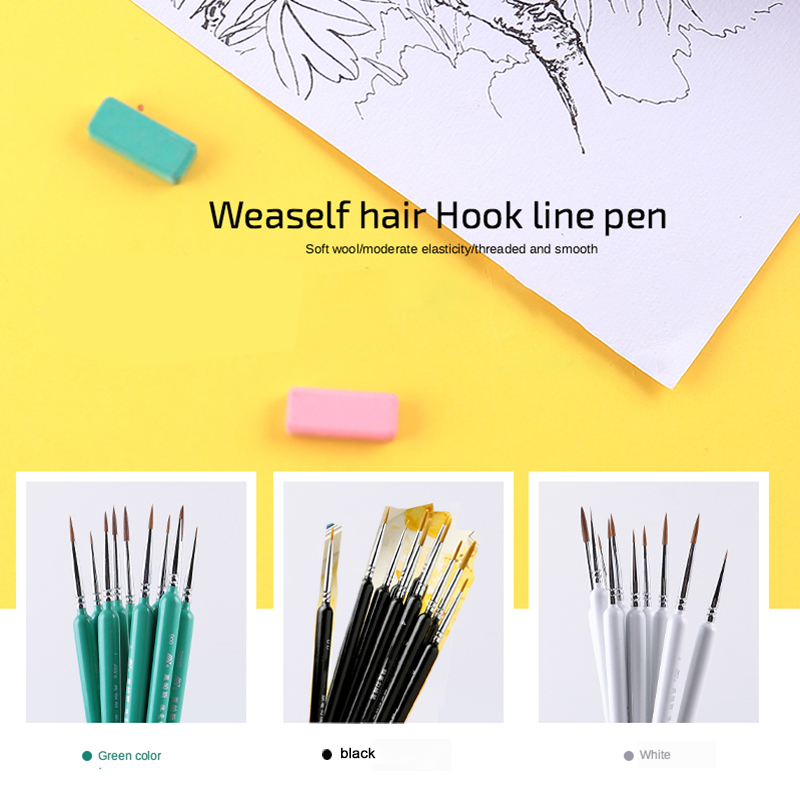 4/5/10 chiếc Cọ vẽ nghệ thuật  - đánh giá và giá Gouache Paint Set
