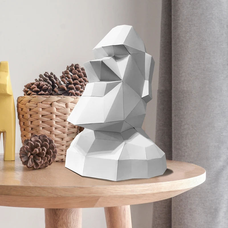 Large Size Easter Island Moai  - đánh giá và giá Art Craft Cardboard