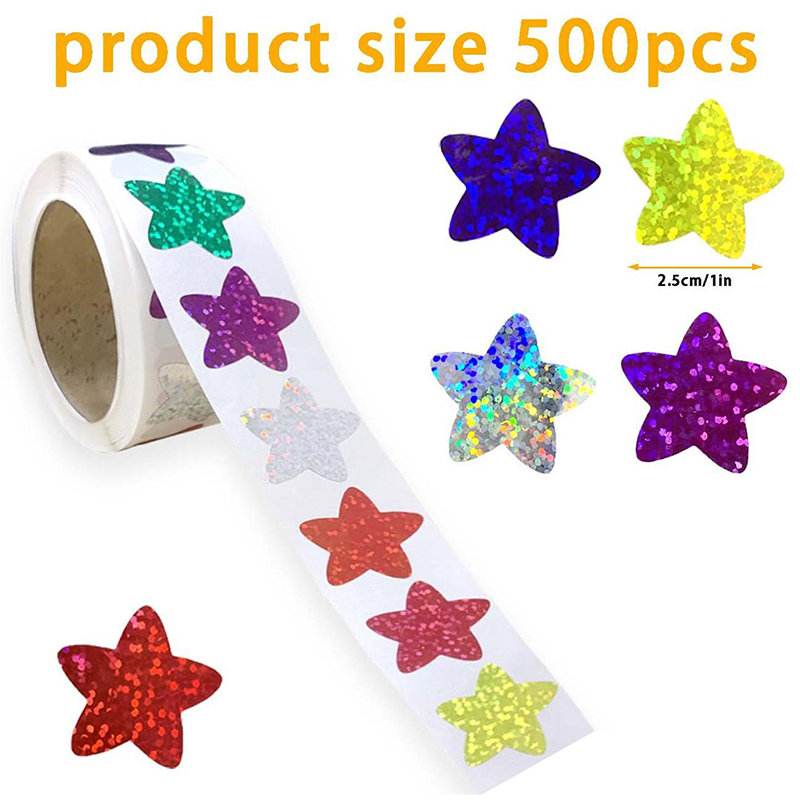 500Pcs/Roll Colorful Star Stic - đánh giá và giá School Of Art X Craft