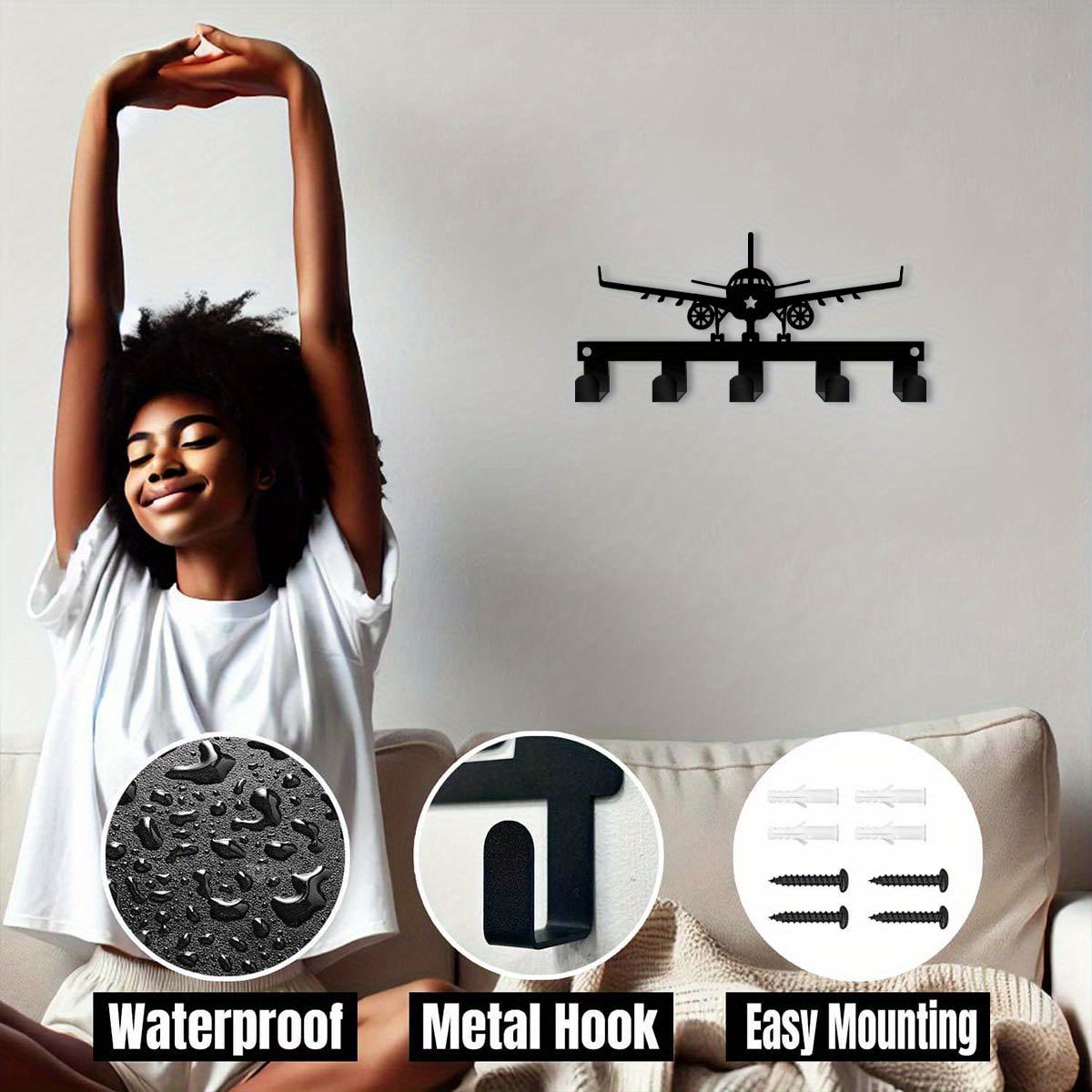 CIFBUY Airplane Metal Wall Art - đánh giá và giá Art Craft Bar