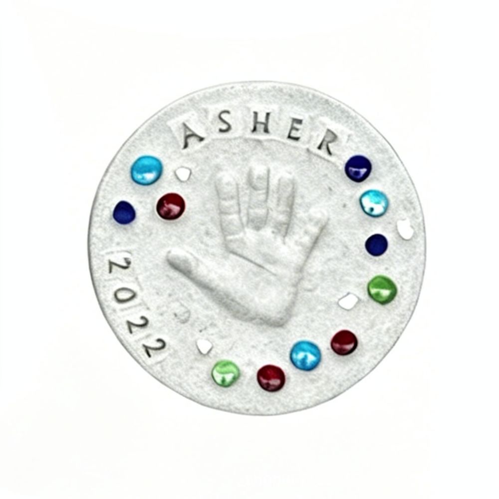 Newborn Keepsake Handprint Foo - đánh giá và giá Art And Craft For Nursery