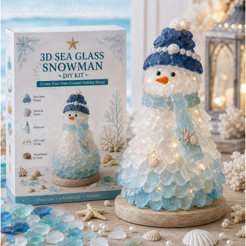 Christmas DIY Sea Glass Craft  - đánh giá và giá Art Craft Kit