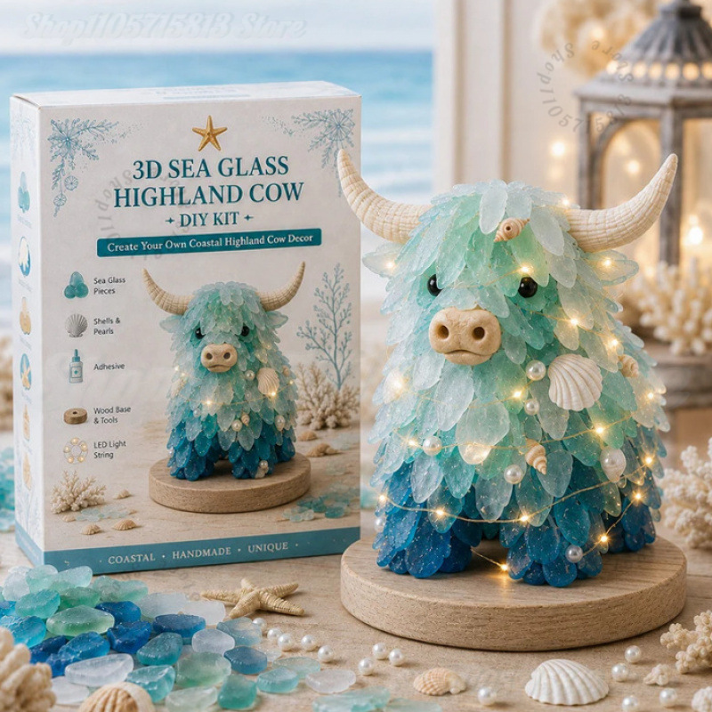 Christmas DIY Sea Glass Craft  - đánh giá và giá Art Craft Kit