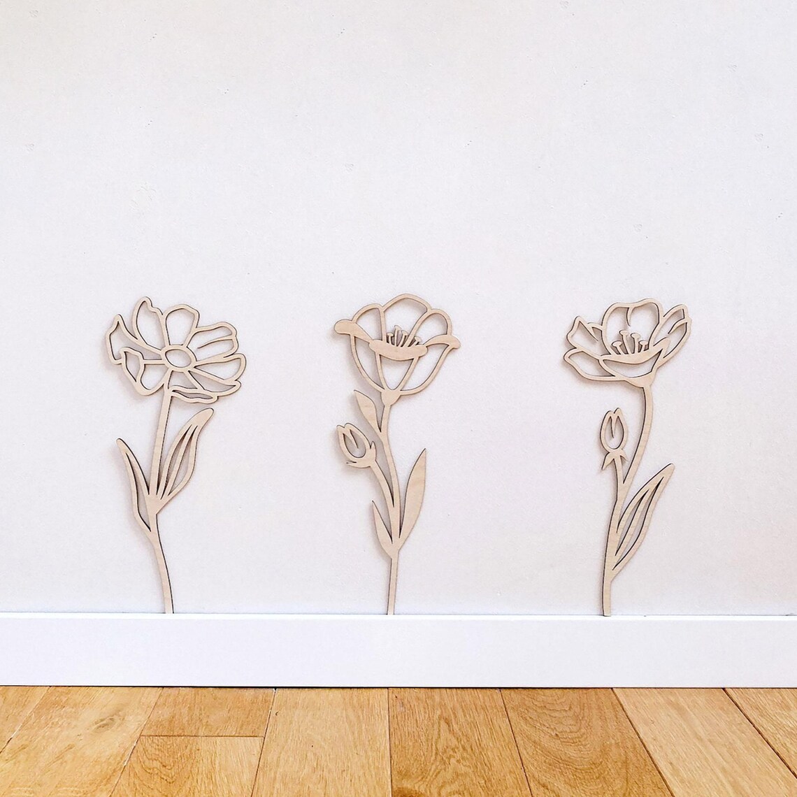 Wooden Flowers Wall Decor, Wil - đánh giá và giá Art And Craft For Nursery