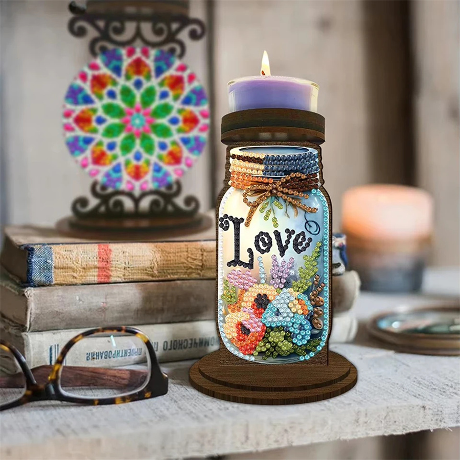 Love candle holder Halloween h - đánh giá và giá Art Craft Kit