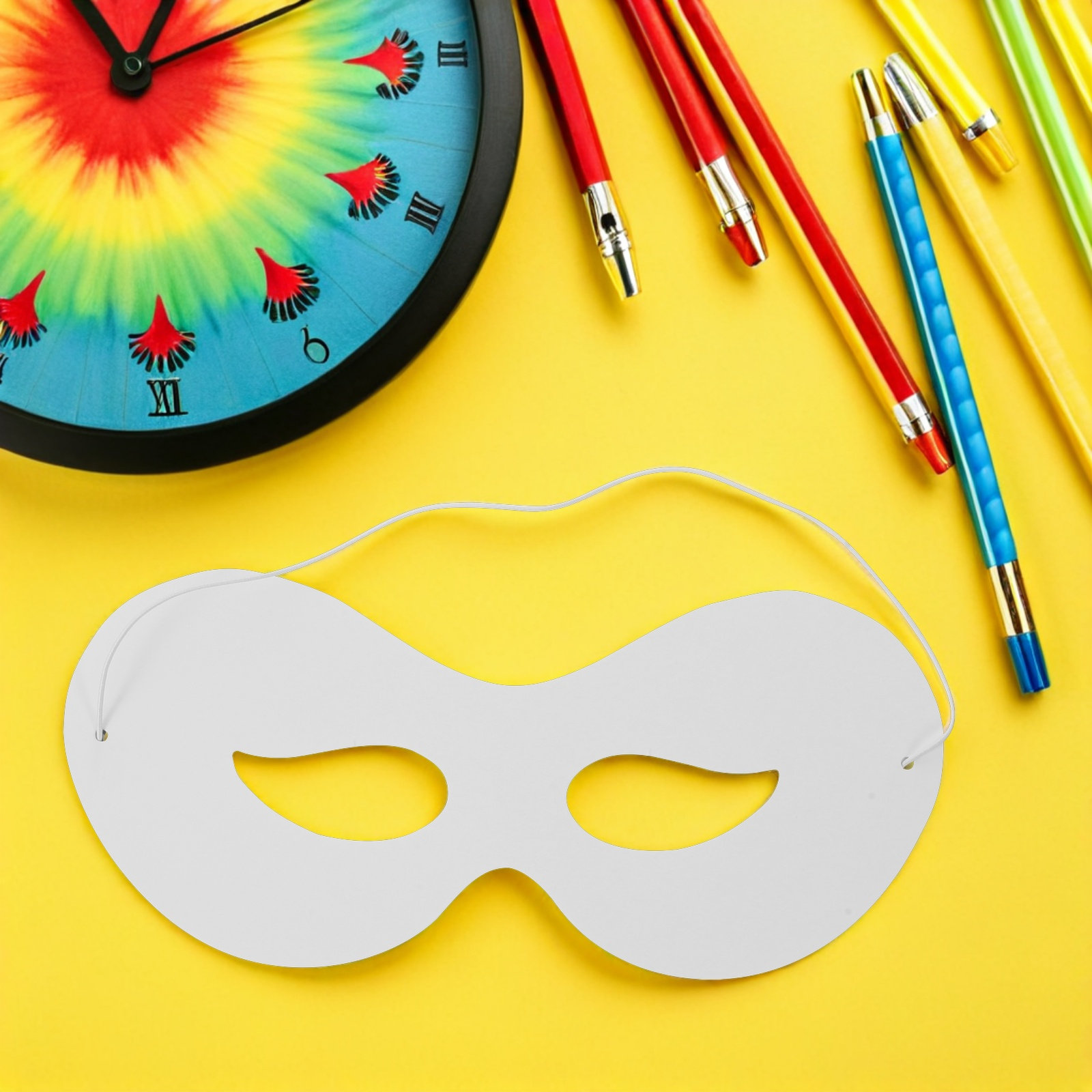 40Pcs Childrens Graffiti Masks - đánh giá và giá Art Craft With Paper